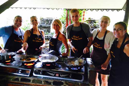 Learning to cook Thai food